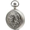 SIMAOTE Fullmetal Alchemist Orologio da tasca vintage al quarzo con catena per uomo donna accessori cosplay merch anime, Argento-001, Classico e Vintage