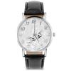 Sonew Orologio al Quarzo da Donna Orologio da Polso analogico Femminile con Cinturino in Pelle PU Cinturino in Pelle Moda Semplice Disegno a Farfalla(Nero)