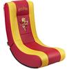 SUBSONIC Harry Potter, Sedia gaming Rock'n'seat junior, Sedia da gioco a dondolo per bambini,adolescenti licenza ufficiale, Rosso