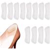 NITAIUN 6 Paia Proteggi Tallone per Scarpe in Silicone, per Uomo Donna, Cuscinetti Autoadesivi Comodi, Impediscono ai Talloni di Sfregare