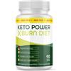 MayProducts Keto Power X Burn Diet Capsule | Facile da usare | Combinazione di ingredienti di alta qualità | 90 capsule
