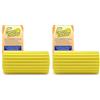 Scrub Daddy Damp Duster, Spugna Magica per Pulizia Persiane e Tende in Legno, Prese d'Aria, Termosifoni, Battiscopa, Specchi e Ragnatele, Trattiene la Polvere, Giallo (Confezione da 2)