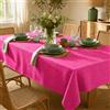 ECOMMERC3 Tovaglia Antimacchia Rettangolare Resinata Rosa 100x140 cm