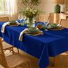 ECOMMERC3 Tovaglia Antimacchia Rettangolare Resinata Blu Marino 180x140 cm