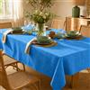 ECOMMERC3 Tovaglia Antimacchia Rettangolare Resinata Blu Royal 180x140 cm