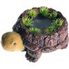 Générique Pietra ad aria per acquario in resina, gorgogliatore a forma di tartaruga, funzione silenziosa con costruzione robusta, accessorio acquario per la coltivazione e l'ufficio design