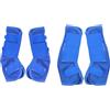 LEAFOREST Set di 4 stivali da mosca per cavalli, antiscivolo, traspiranti | Leggings morbidi regolabili con flusso d'aria fine in rete per ridurre lo stress calpestare per asini, mini pony, equine