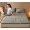 DSAoTeng Materasso futon da pavimento giapponese, in cotone spesso, trapuntato, tatami, coprimaterasso pieghevole, per letto singolo, matrimoniale, dormitorio, camera degli ospiti, appartamento in affitto