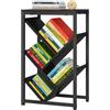 IBUYKE Libreria ad Albero a 5 ripiani,Libreria in Legno,Nero TBC003B