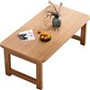 Tavolo Pieghevole Tavolino Pieghevole Tavolino da Salotto Piccolo Tavolo da tè Semplice Tavolo Tatami Tavolino Basso per Computer Studio Camera da Letto (Color : Wood, S : 80 * 48 * 40cm)