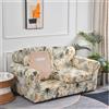 AQIGR Copridivano 2/3/1 posti con Braccioli Stretch con Cuscino Separati Elastico Decorazione del Soggiorno (Color : #12, Size : 2 Seater)