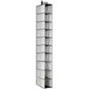 GUTE LINES Organizer Armadio Air, Mensole da armadio, Portatutto con 10 Scomparti, per Calze, Mutande, Asciugamani, Reggiseni (grigio chiaro)