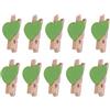 Abaodam Fermagli per Foto in Legno a Forma di Cuore, Set da 50 Piccole Clip Artigianali per Decorazioni, Clip Sospese per Note e Foto, Mini Mollette per Scrapbooking e Fai-da-Te