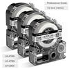 Invoker 3x Nastro Trasparente Compatibile Epson LabelWorks Stampante Etichette 12mm | Schwarz auf Klarsicht Compatibile con Epson LabelWorks LW-PX300 LW-C410 LW-C610 LW-300 LW-400 500 600P 700 900P LW-K200PX