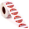 Goktvai 500pz Rosso Adesivi Prezzi, 3.8cm Rotondi Etichette Adesive per Prezzi al Dettaglio Cartellini di Vendita per Supermercati Liquidazione Negozi al Dettaglio