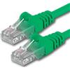 1aTTack.de 7684458 1x 10m Green Cavo di rete Cat6 Cat 6 Ethernet LAN 1000 Mbit/s RJ45