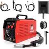 TIGMIG Saldatrice Inverter Filo Continuo FLUX NO GAS + MMA Elettrodo, Mod. TM135INVMIG, Per Filo Animato ⌀0,8/1,0mm, 120A, Inverter IGBT, Inclusa bobina 0,8mm da 0,45kg, GARANZIA e ASSISTENZA ITALIA