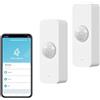 Zecamin Sensore di movimento WiFi, sensore di movimento intelligente per la sicurezza domestica, monitoraggio remoto tramite app del sensore di movimento wireless, compatibile con il comando vocale Alexa.2PCS