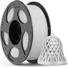 ANYCUBIC PLA Filamento per Stampante 3D, Filamento di Stampa Identificazione Intelligente, Bobina Rimovibile e Riutilizzabile, Dimensioni +/- 0,02 mm, Grigio Chiaro 1KG