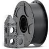 ANYCUBIC Filamento PLA 1,75 mm, Filamento per Stampante 3D, Precisione Dimensionale +/- 0,02 mm, Materiali di Stampa 3D, Adatto per la Maggior Parte Delle Stampanti 3D FDM (Grigio Strutturato 1kg)