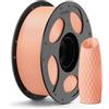 ANYCUBIC Filamento PLA 1,75 mm, Filamento PLA per Stampanti 3D Precisione Dimensionale +/- 0,02 mm, Identificazione Intelligente, 1KG Rosa Pesca
