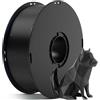 ANYCUBIC PLA Metallizzato, Filamento Lucido per Stampanti 3D, PLA Metallizzato da 1,75 mm, Precisione Dimensionale +/- 0,02 mm, 1KG Nero Metallizzato
