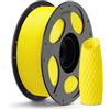 ANYCUBIC Filamento PLA 1,75 mm, Filamento PLA per Stampante 3D, Confezione Sottovuoto, Identificazione Intelligente per Stampa Intelligente, Giallo 1KG
