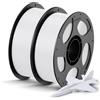 ANYCUBIC Filamento PLA 1,75 mm ad Alta Velocità, Filamento per Stampante 3D ad Alta Velocità, Identificazione Intelligente Bianco 2KG