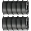 ANYCUBIC Filamento PLA ad Alta Velocità per Stampante 3D 1,75 mm, Stampa 10 Volte più Rapida, Precisione Dimensionale +/- 0,02 mm, Identificazione Intelligente, Grigio 10KG