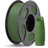 ANYCUBIC PLA Filamento per Stampante 3D, Identificazione Intelligente Filamento PLA per Stampante 3D 1,75 mm Precisione Dimensionale +/- 0,02 mm(Verde Oliva,1KG)