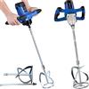 JAOSY Mescolatore per Malta Professionale, Betoniera Cemento Portatile 2600W, 0-1500 Giri/Min, 6 Marce, Miscelatore per Calcestruzzo, 230V, M14, Agitatore Manuale per Mangime, Gesso