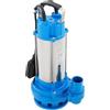 chennnls Pompa per acque sporche in acciaio inox, 2200 W, pompa sommersa per cantina, giardino e piscina, con interruttore a galleggiante, IP68, portata 26 m³/h, altezza di portata 25 m