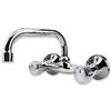 Mprofi MT® Rubinetto Cucina a Muro Cromato | Miscelatore Lavello Cucina con Leva | Rubinetto a Parete in Ottone per Cucina Moderna | Miscelatore Cucina Alta Pressione