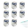 jinminamz Reggimensola Vetro, Supporti Mensole Vetro, 8 Pezzi Supporto Per Ripiani In Vetro, Regolabile Supporto Mensola Per Spesso 6-8 Mm Per Bagno Cucina Balcone Ufficio