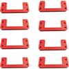 JILINWEI Gancio da parete per Milwaukee Packout, 8 tacchetti di montaggio compatibili con il sistema di archiviazione della cassetta degli attrezzi Packout, rosso