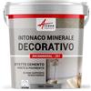 ARCANE INDUSTRIES Rivestimento Minerale Decorativo Effetto Cemento 10 kg Ferro