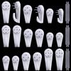 YSDMY Ganci per quadri, 75 pezzi, ganci per foto, 3 cm/4 cm/5 cm, ganci rigidi da parete con corrimano per chiodi, per il fissaggio di cornici per foto