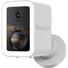 VSTARCAM Telecamera di sorveglianza 2K per esterni ed interni, supporto magnetico, archiviazione cloud gratuita, faretto e sirena, rilevamento di movimento KI, durata della batteria 1-6 mesi, WiFi 2,4