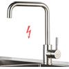 BONADE Rubinetteria girevole a 360° per lavello cucina in acciaio inox monoleva