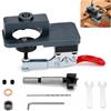 Thryvix 1 Pezzo 35 mm Dima per Cerniera Nascosta, Guida di Perforazione in Alluminio con Morsetto Rapido, Localizzatore Fori per Armadi, Porte e Lavorazione del Legno