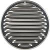 Steinberg14 Griglia di ventilazione rotonda in metallo, alluminio, 160 mm, con protezione dagli insetti, griglia di scarico