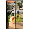 Flux Phenom Zanzariera Magnetica per Porta Finestra - 97x208 cm Rete Trasparente a Trama Fine, Kit di Facile Installazione per Uso in Due Stagioni, Resistente ai Graffi degli Animali e Anti-Insetti