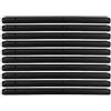 Minflora - Guide scorrevoli per cassetti in plastica, 10 pezzi per cassetti di armadio, guide di ricambio silenziose e lisce per la ristrutturazione di casa, ufficio e cucina (Nero-298mm)