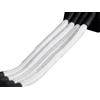 Silverstone Cavo Silverstone 4-Pol-Molex a 4x Sata - 300mm bianco