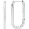 TOM TAILOR - Orecchini da Donna in Acciaio inox - Argentato - Creoli - TT-E0014