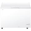 Candy CCHH 3012E - Congelatore orizzontale per cassa, larghezza 111 cm, 300 l, motore inverter, 2 cestini, controllo meccanico della temperatura, illuminazione a LED, maniglia integrata, porta con