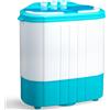Winado Lavatrice portatile da 4,5 kg, mini lavatrice e asciugatrice compatta, piccola rondella doppia con ciclo di centrifuga per camere universitarie, appartamenti, dormitori, camper