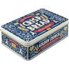 Nostalgic-Art Contenitori in latta retrò piatti, 2,5 l, Crisp Bread - Idee regalo per la cucina, scatola con coperchio, design vintage