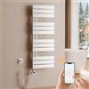 S'AFIELINA Scaldasalviette Elettrico Bagno WiFi 1041x400mm 400W, Bianco