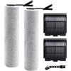 Fixbetter Spazzola di ricambio e filtro HEPA, accessorio per aspirapolvere a secco e a umido Tineco Floor One S9 Master, 2 spazzole a rullo, 2 filtri
